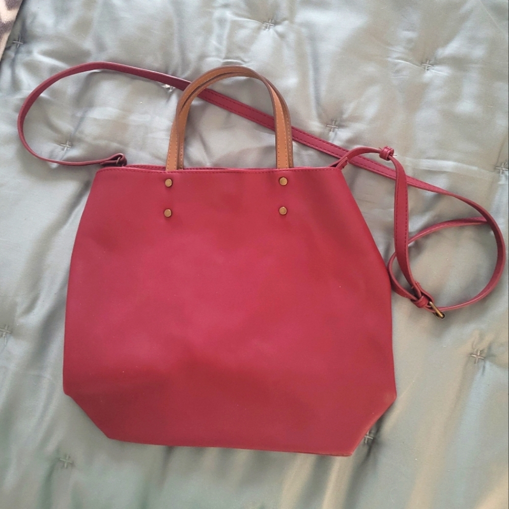 Burgundy Hobo Bag